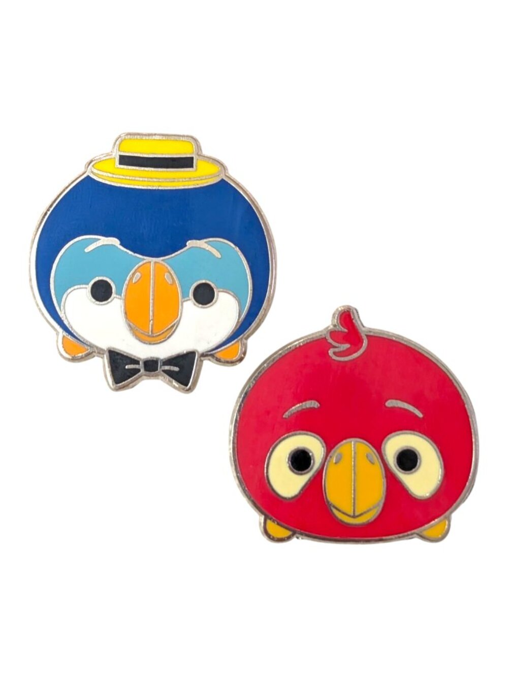 Enchanted Tiki Room Disney Pins: Barker Bird and Jose Tsum Tsums